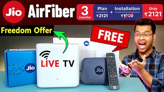 Jio AirFiber Freedom Offer  1000 off  Jio AirFiber Installation 2024 amp Jio AirFiber Freedom Offer [upl. by Schwenk]