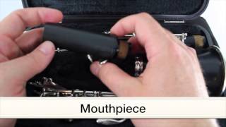 Clarinet Beginner Lesson 1  Opening the Case Naming the Parts [upl. by Aisiat]