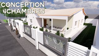 CONCEPTION PROJET RDC 488m² [upl. by Shaum]