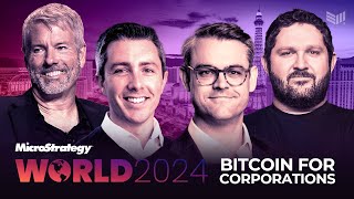 Day 2 Bitcoin For Corporations  MicroStrategy World 2024 [upl. by Kerianne]