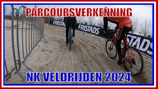 NK VELDRIJDEN 2024  Hoogeveen  GoPro lap  Verkenning  Recon Dutch Championship cyclocross [upl. by Lirret]