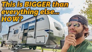 How is this RV bigger than everything else like it CRAZY 2025 Forest River Surveyor Legend 204MKLE [upl. by Refennej]