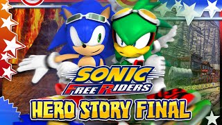 Sonic Free Riders  Hero Story Part 2  FINAL wBodycam [upl. by Ahsiekit]