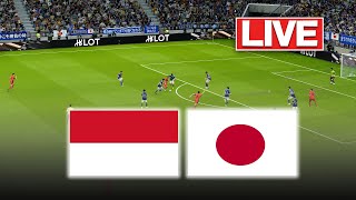 Pes2021 Gameplay Indonesia vs Japan  Live Gameplay  Match Live Today [upl. by Nitsirhc]