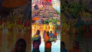 Chhath Pooja A Beautiful Hindu Festivalshort video  yt short video [upl. by Ariem]