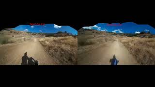 TM 300 4T MY24 vs MXV 450 MY10 Argos MX Track [upl. by Trabue]