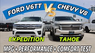 2023 Chevy Tahoe High Country VS Ford Expedition Platinum Test Which Luxury SUV Performed The Best [upl. by Eneiluj]