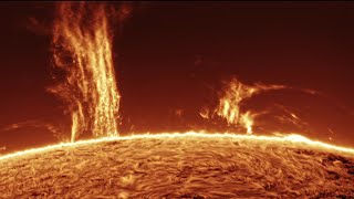 Watch 100000milehigh solar prominence soar above sun [upl. by Busch]