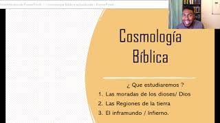 ¿ Como los antiguos hebreo percibían la realidad Cosmología Biblia parte1 [upl. by Arbuckle]