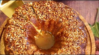 Delicious Rum Cake with Butter Glaze  How to Delicous Moist Rum Cake  Lets Eat Cuisine [upl. by Neila]