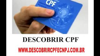 Consultar CPF  Descobrir CPF  Descobrir CNPJ [upl. by Biron789]