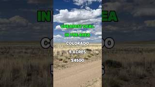 Cheapest deal in the area 5 acres for sale in Sanford Colorado for 4500 land property shorts [upl. by Atrice]