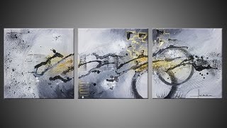 Abstract acrylic painting demo video  Ulex Minor by John Beckley [upl. by Meill]