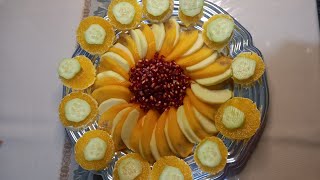 SLICING and DECORATING FRUITS apple orange Banana shortvideo viralvideo [upl. by Agbogla322]