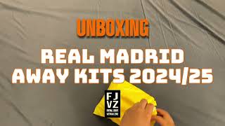 Unboxing Real Madrid away shirt 202425 [upl. by Valera]