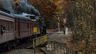 The 2024 Fall Foliage Express Ride w RampN 2102 Jim Thorpe  Reading PA PtII [upl. by Airotahs]