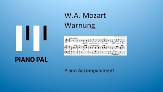 Warnung Mozart Accompaniment [upl. by Acebber]