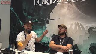 Lords of the Fallen Gamescom 2023 Interview with Cezar Virtosu and Alexandre Chaudret [upl. by Ruphina]