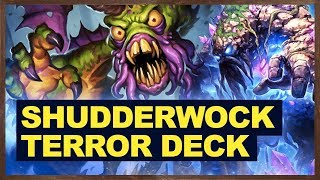 Shudderwock Terror Deck  The Witchwood Hearthstone [upl. by Auof]