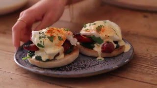 Cheats Chorizo Eggs Benedict  Tess Ward [upl. by Arremat]