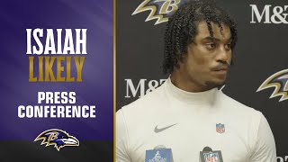 Isaiah Likely on His Big Performance  Baltimore Ravens [upl. by Ahsekyw]