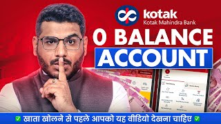 Kotak Mahindra Bank Open Account Zero Balance  Kotak 811 Account Opening Online Zero Balance [upl. by Yezdnil612]