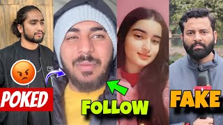 Estaque g Poked Aamir majid  Aamir Majid Follow his Gf  Ashish kohli Gaves Fake Information😳 [upl. by Alimak45]