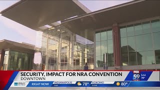 IMPD adds downtown patrols for NRA conference [upl. by Adamik]