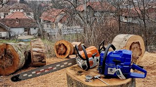 30cc hobby chainsaw with 70cm bar Stihl MS 170 amp TsuMura 28quot [upl. by Einnos716]