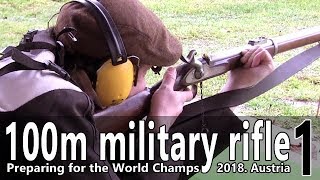 Military muzzleloading rifle 100 m  Preparing for the World Champs 1 [upl. by Atenaz]