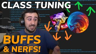 Class Tuning Enhancement Nerfs Many Buffs [upl. by Eenerb12]