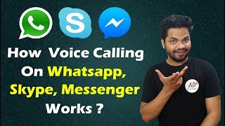 How Does Voice Calling On Whatsapp Work What is VoIP How Free Internet Calls Work [upl. by Ellemac975]