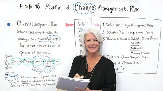 How to Make a Change Management Plan  Project Management Training [upl. by Sisenej565]