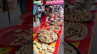 Keropok lekor keropok nipis pasar malam Selayang Indah hari Sabtu [upl. by Ellehcyt]