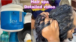 जाने Hair Spa करने का सही और सरल तरीक़ा  Detailed video of doing hair spa at home  Schwarzkopf [upl. by Nezam]