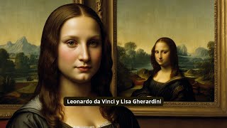 Leonardo da Vinci y Lisa Gherardini La Gioconda [upl. by Mahtal]