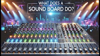 What Does a Sound Board Do  Audio Mixer Basics Explained [upl. by Essyla172]