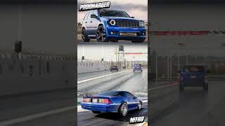 Cherokee con ProCharger vs Camaro  Nitro [upl. by Nnylcaj]