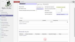 GESTION DES APPELS DOFFRE ODOO8 [upl. by Shifrah]