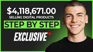 How To Sell Digital Products Online COMPLETE StepbyStep Tutorial For Beginners [upl. by Vanzant456]