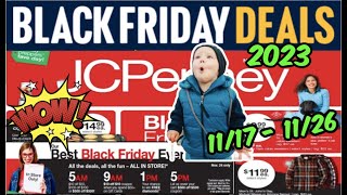 JCPENNEY BLACK FRIDAY 2023 AD  Kitchen Appliances Boots Jewelry 🔥 1117  1126 [upl. by Kurtis]