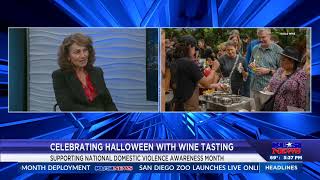 KUSI features Home Start to talk about HalloWine Fall Festival amp Domestic Violence Awareness Month [upl. by Schulman]