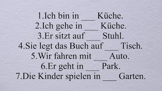 in mit auf zu bei unter neben an hinter zwischen Dativ Akkusativ A1 A2 B1 B2 C1 [upl. by Neelyahs]