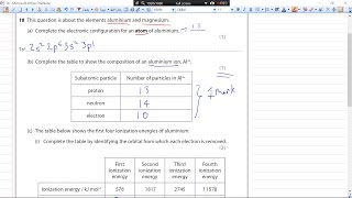 Edexcel AS IAL Chemistry Unit 1 Question Paper May 2016 question 18abampc Solution [upl. by Lobell]