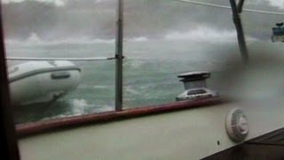 Weather Caught On Camera Sailboat vs Hurricane [upl. by Namreg]