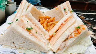 make Unique Chicken 🥪Sandwich l Recipe By The Parfect Plate 🍽️ [upl. by Sherrard]