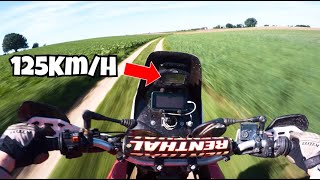 Transalp 650 Rally  High speed offroad POV [upl. by Natascha448]