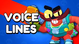 All Clancy Voice Lines  Brawl Stars Season 29 [upl. by Aliam]