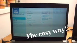 How to enter the BIOS on a Toshida Portege laptop  The easy way [upl. by Hyams305]