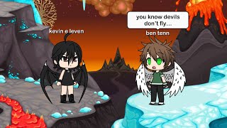 Ben 10 Devils Don’t Fly  Kevin VS Ben Gacha Battle Sad💔⛓️💧 [upl. by Bel]